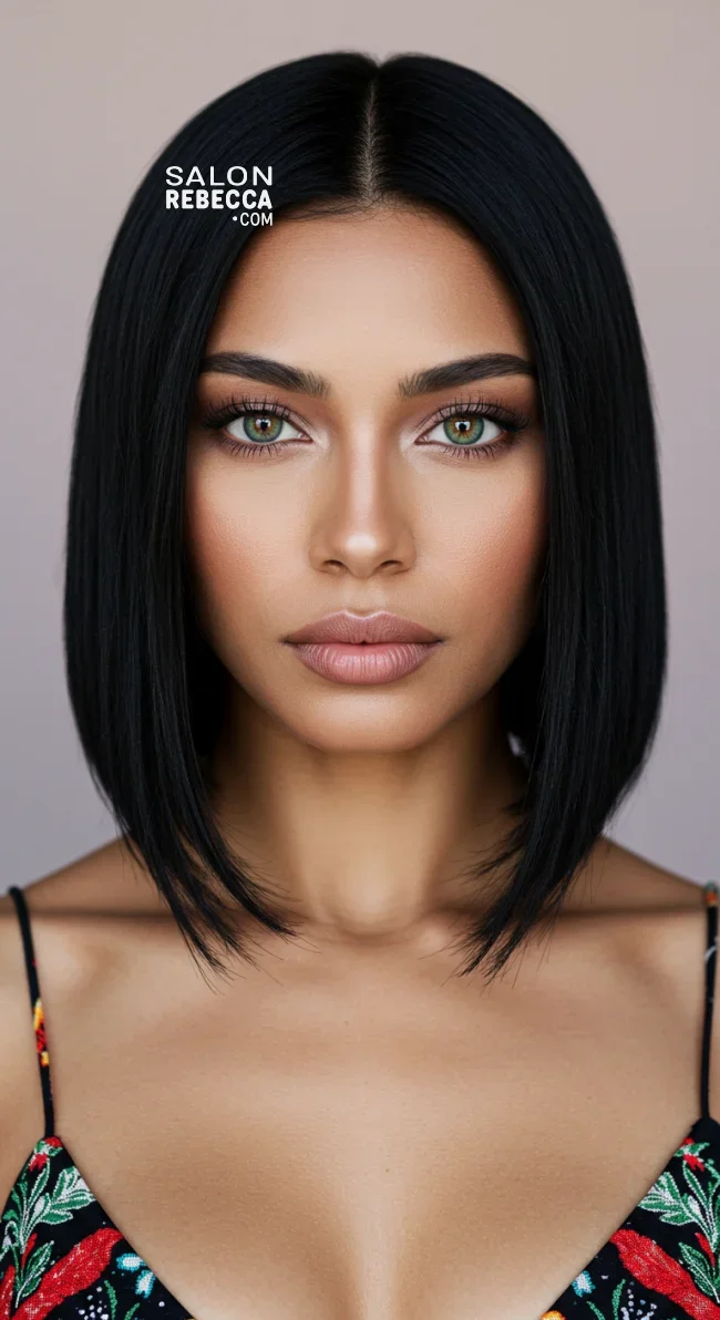 8. Straight Lob | 10 Trendy Hairstyles To Try This Season