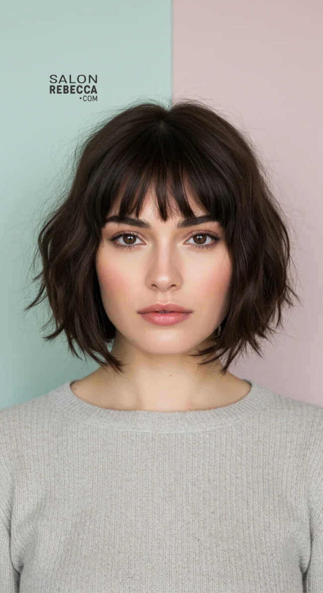 7. French Bob | 10 Stylish Bob Haircuts For Women With Oval Faces