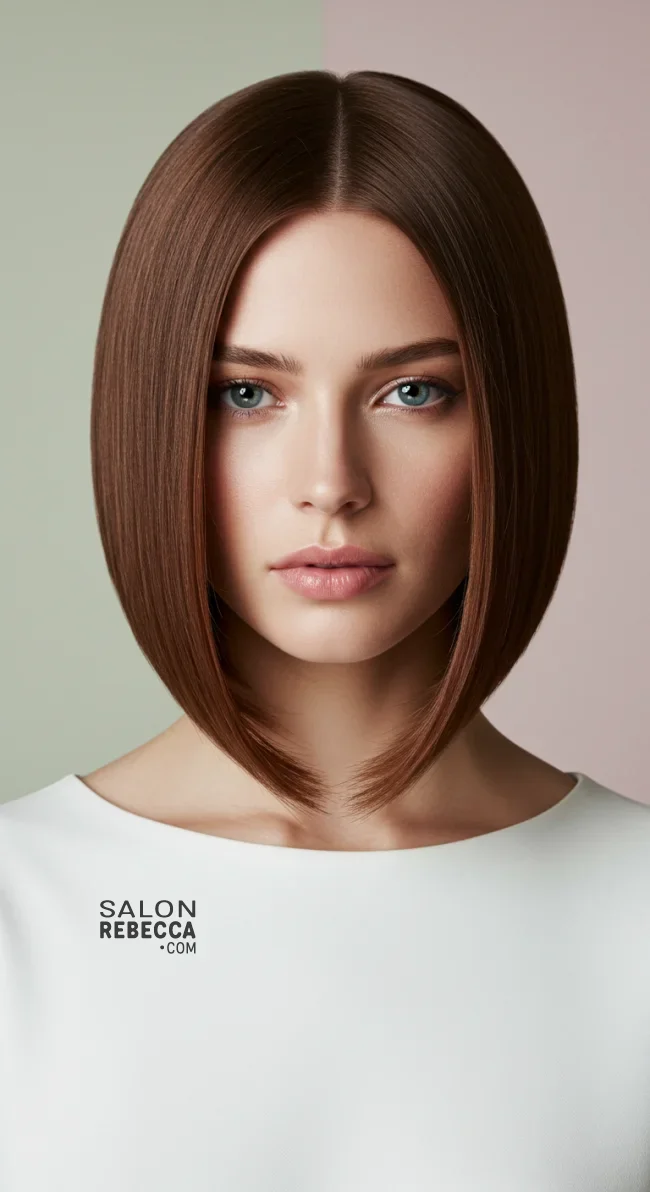 6. Angled Bob | 10 Stylish Bob Haircuts For Women With Oval Faces