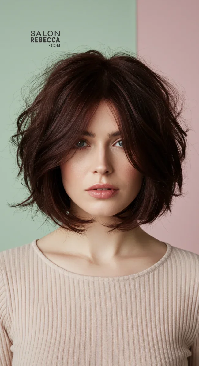 5. Layered Bob | 10 Stylish Bob Haircuts For Women With Oval Faces