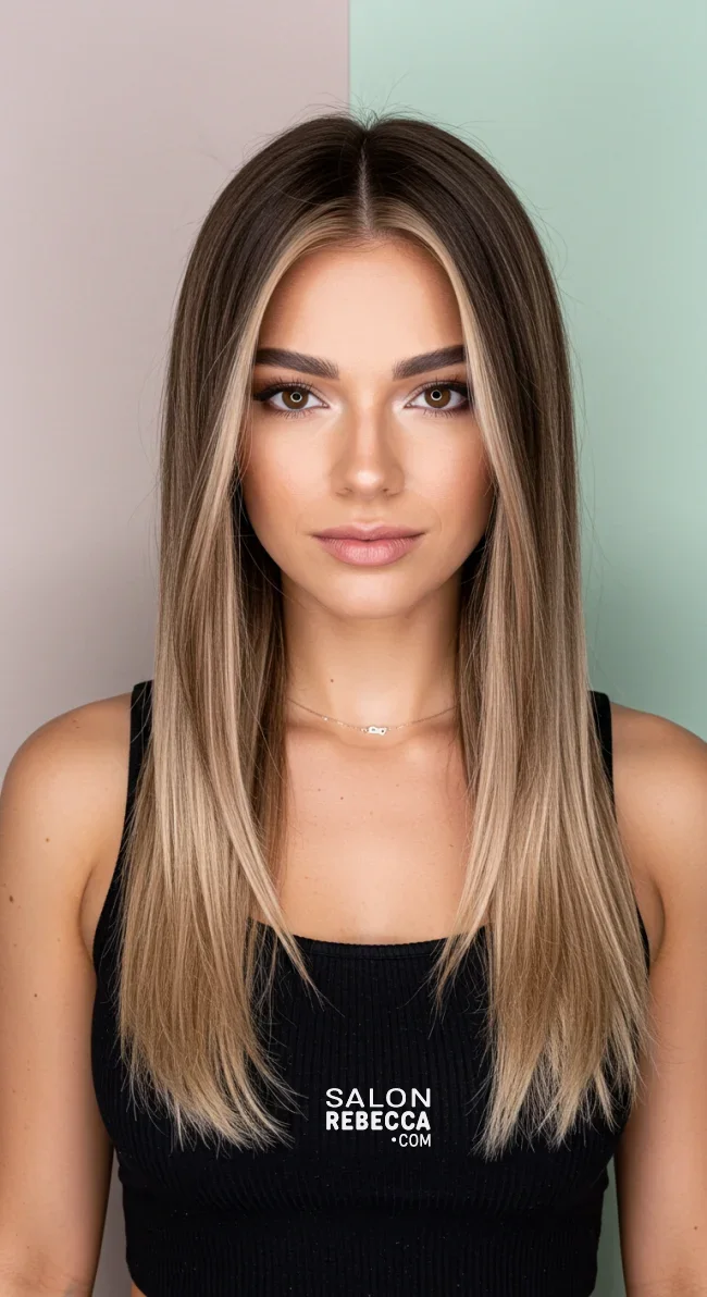13. Beige Brunette Balayage | 15 Brunette Balayage Ideas To Refresh Your Look