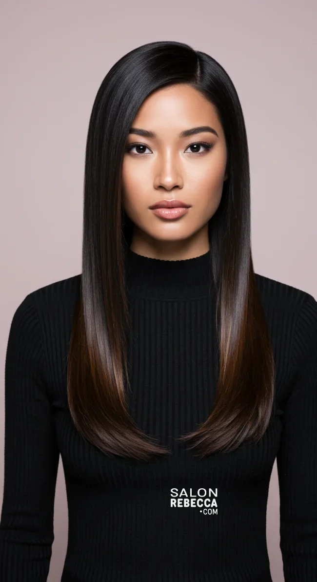 9. Espresso Brunette Balayage | 15 Brunette Balayage Ideas To Refresh Your Look