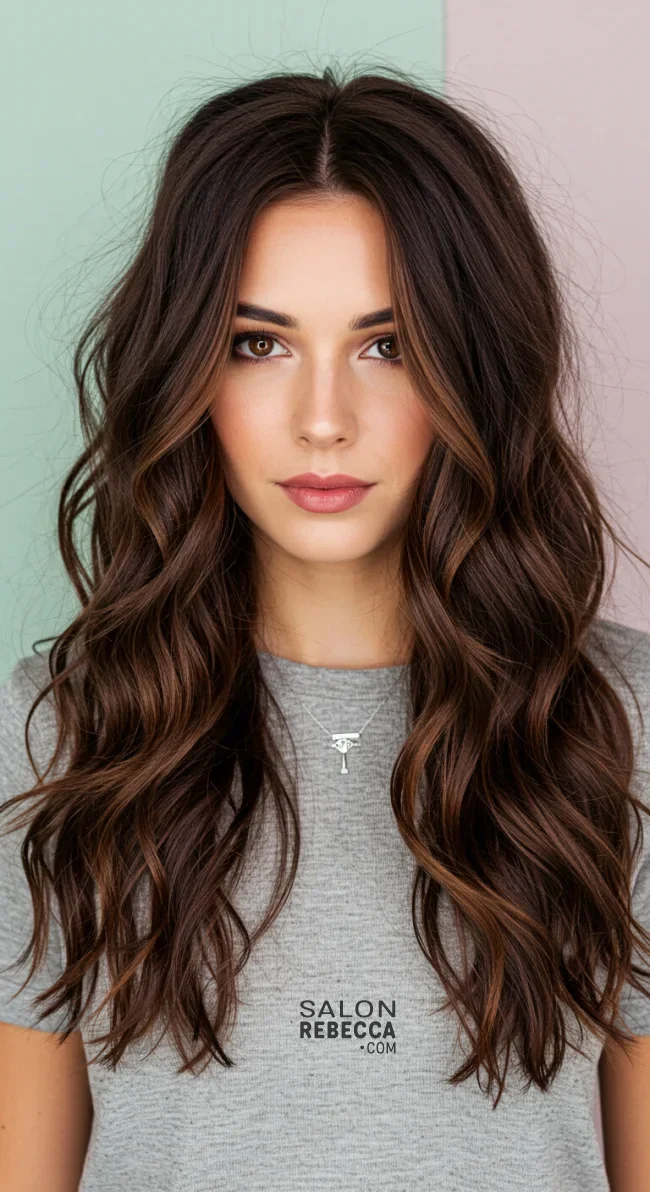 3. Chocolate Brown Balayage | 15 Brunette Balayage Ideas To Refresh Your Look
