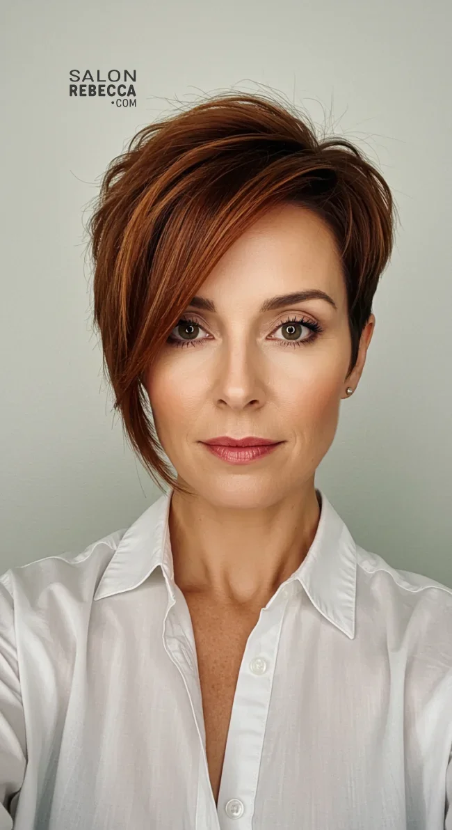 3. Asymmetrical Pixie | Pixie Hairstyles For Women Over 50: Timeless And Trendy Styles