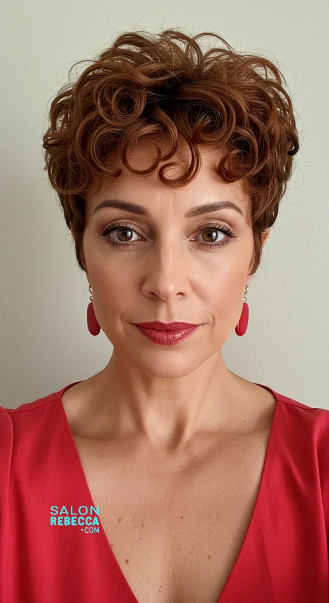 10. Curly Pixie | Pixie Hairstyles For Women Over 50: Timeless And Trendy Styles