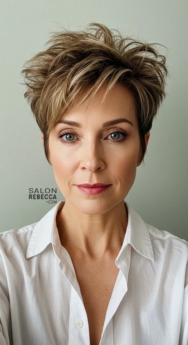 13. Tousled Pixie Cut | Pixie Hairstyles For Women Over 50: Timeless And Trendy Styles