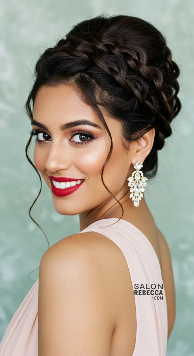 3. Braided Bun | Simple Bun Hairstyles: Effortless Elegance For Every Occasion