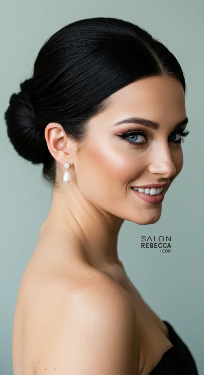 5. Chignon Bun | Simple Bun Hairstyles: Effortless Elegance For Every Occasion