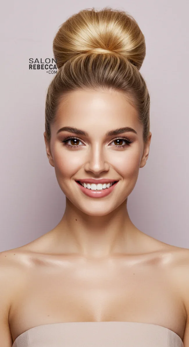 8. High Bun | Simple Bun Hairstyles: Effortless Elegance For Every Occasion