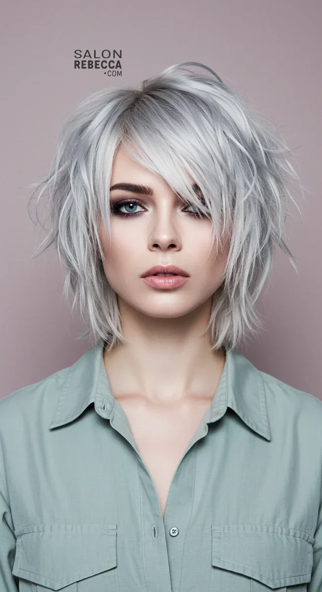 6. Choppy Layered Bob | Layered Bob Hairstyles: Unlocking The Trendiest Looks