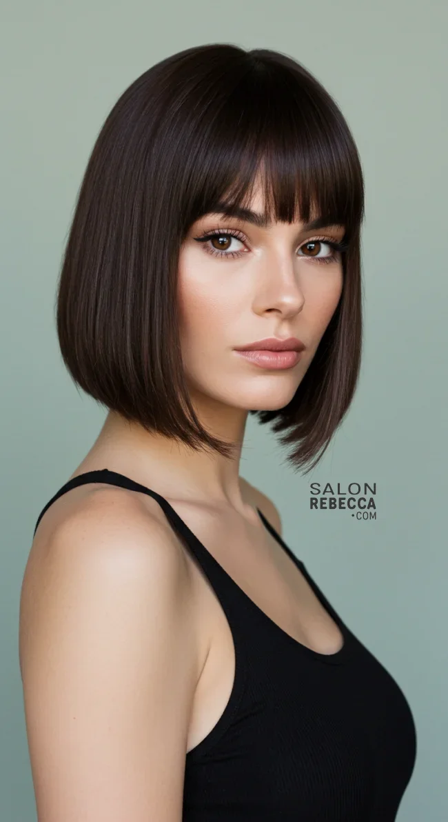 8. Blunt Cut Layered Bob | Layered Bob Hairstyles: Unlocking The Trendiest Looks