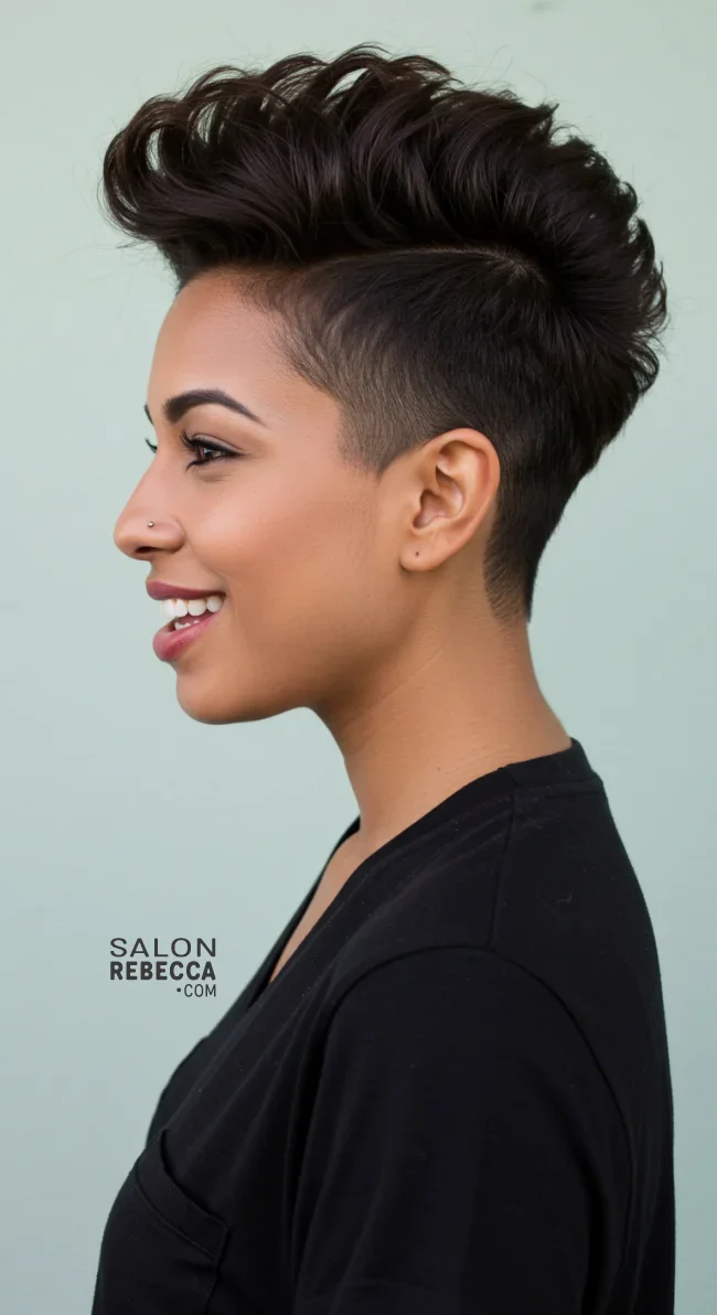 2. Tapered Mohawk Fade | Bold And Trendy: Mohawk Hairstyles In Modern Fashion