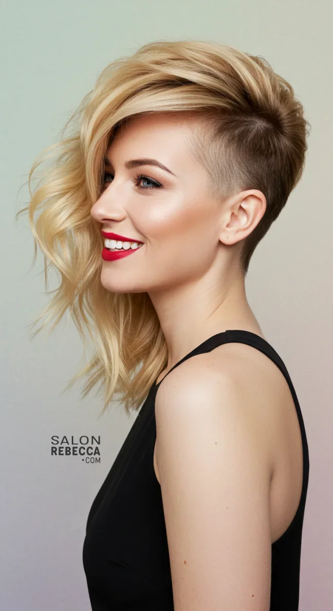 11. Side-Swept Mohawk | Bold And Trendy: Mohawk Hairstyles In Modern Fashion