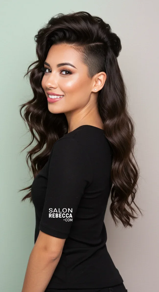 9. Long Wavy Mohawk | Bold And Trendy: Mohawk Hairstyles In Modern Fashion