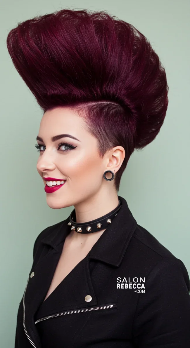 7. Voluminous Mohawk with Undercut | Bold And Trendy: Mohawk Hairstyles In Modern Fashion