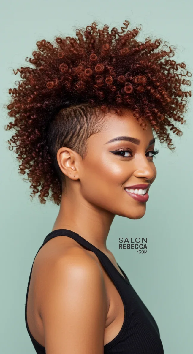 3. Curly Mohawk | Bold And Trendy: Mohawk Hairstyles In Modern Fashion