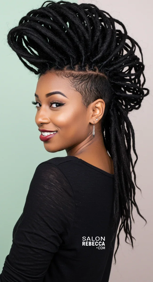 10. Dreadlock Mohawk | Bold And Trendy: Mohawk Hairstyles In Modern Fashion