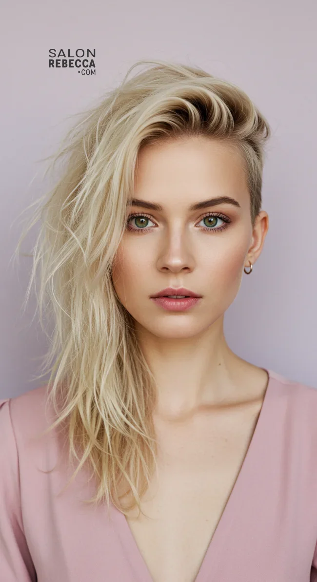 10. Shaggy Long Hair with Shaved Sides | Explore Long Hair With Shaved Sides Hairstyles