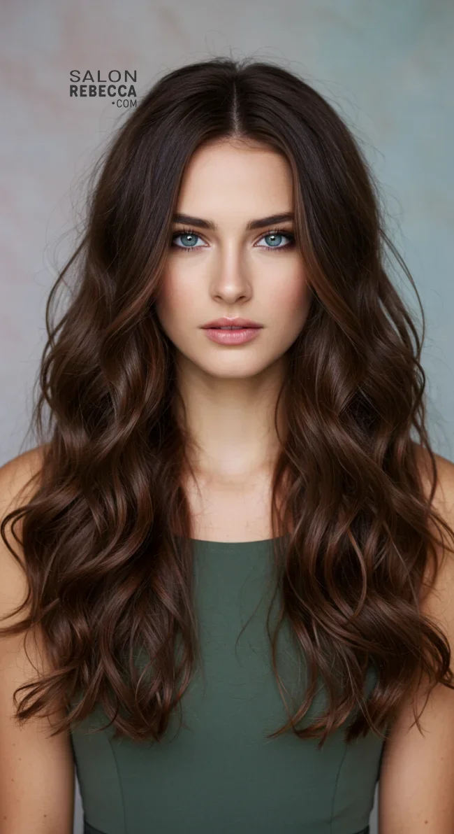 7. Chestnut Brown with Cool Undertones | 15 Hair Colors For Gray Eyes To Bring Out Your Rare Charm