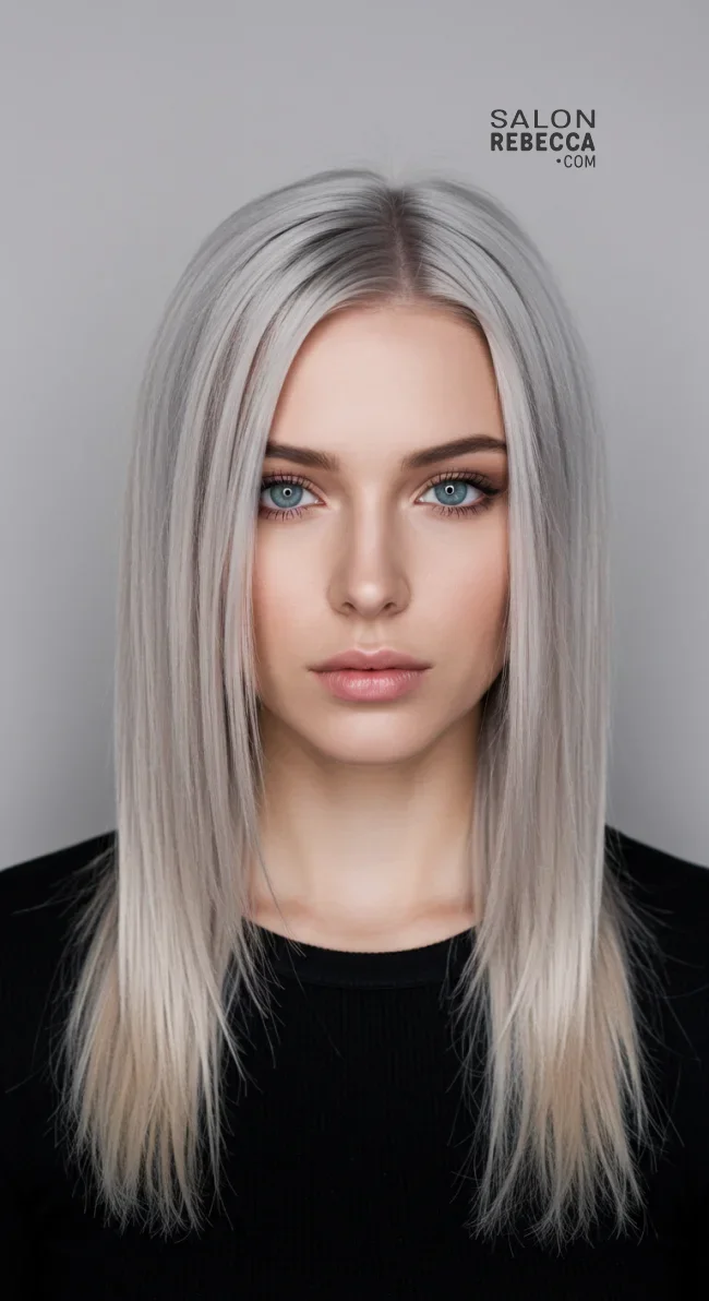 2. Ash Blonde | 15 Hair Colors For Gray Eyes To Bring Out Your Rare Charm