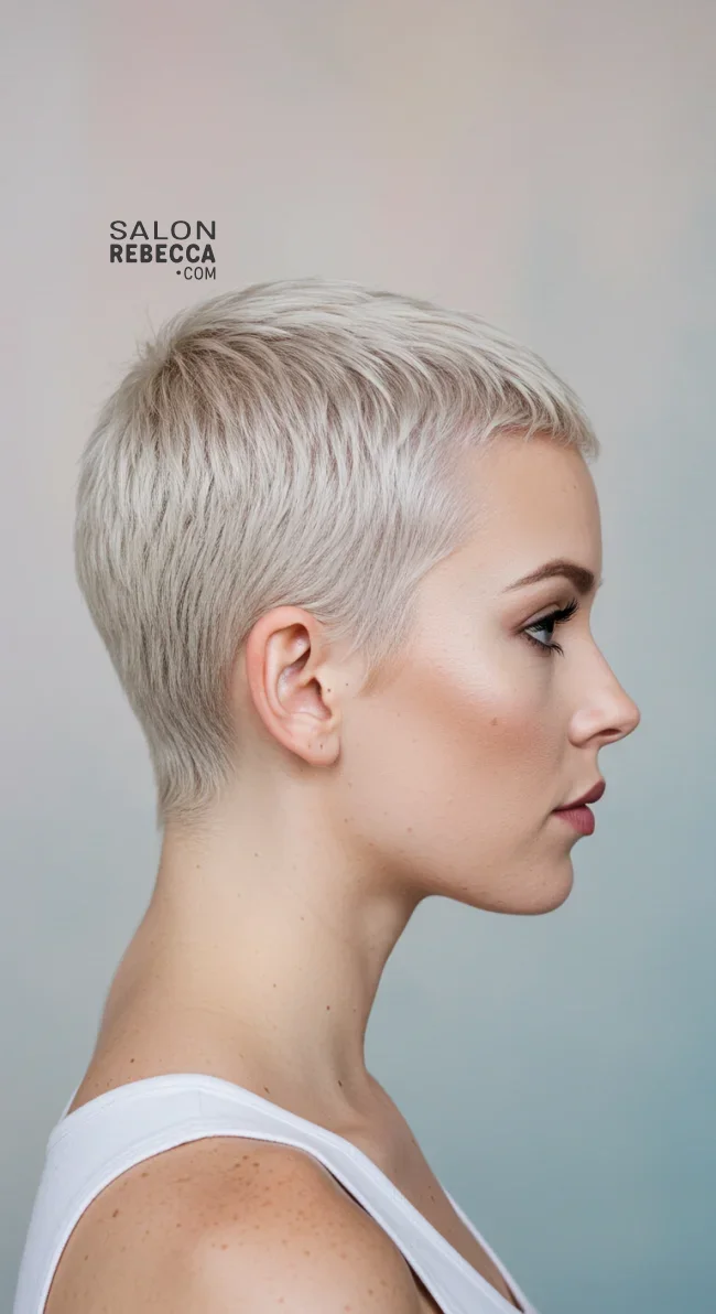 5. Platinum Blonde Buzz Cut | Bold And Beautiful: Embracing The Trend With A Buzz Cut For Women