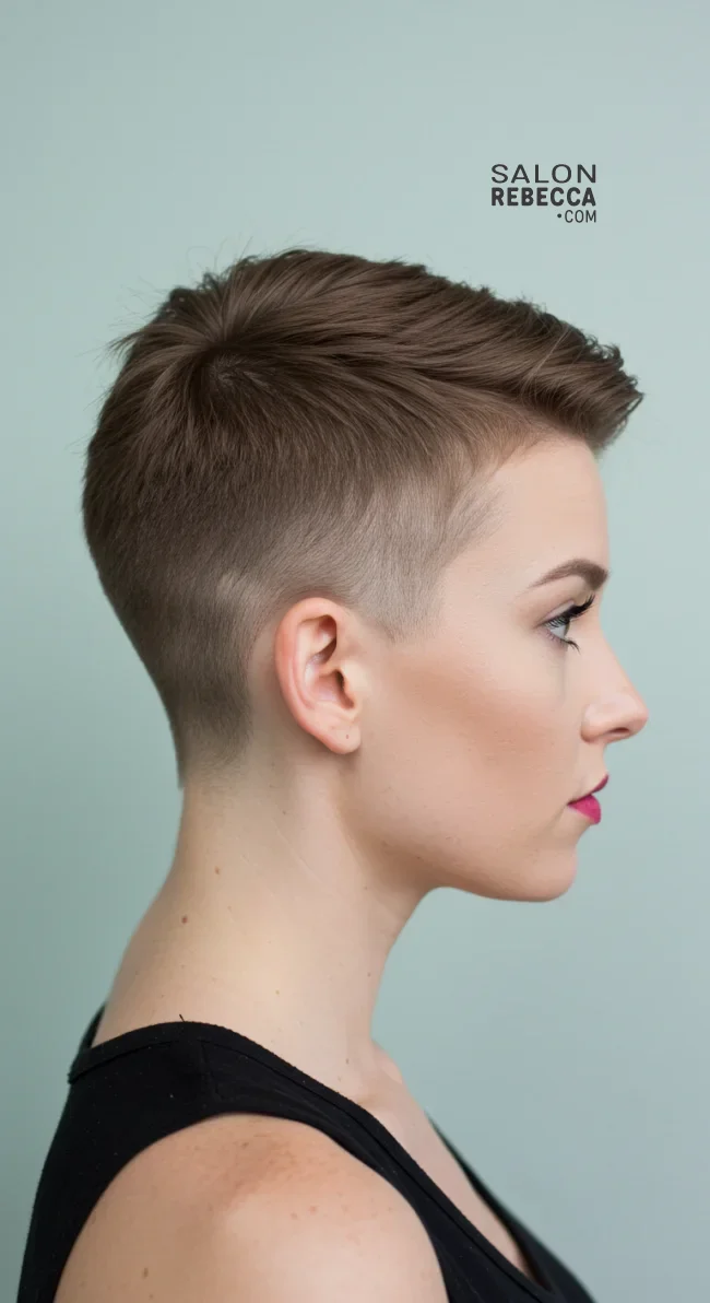 3. Faded Buzz Cut | Bold And Beautiful: Embracing The Trend With A Buzz Cut For Women