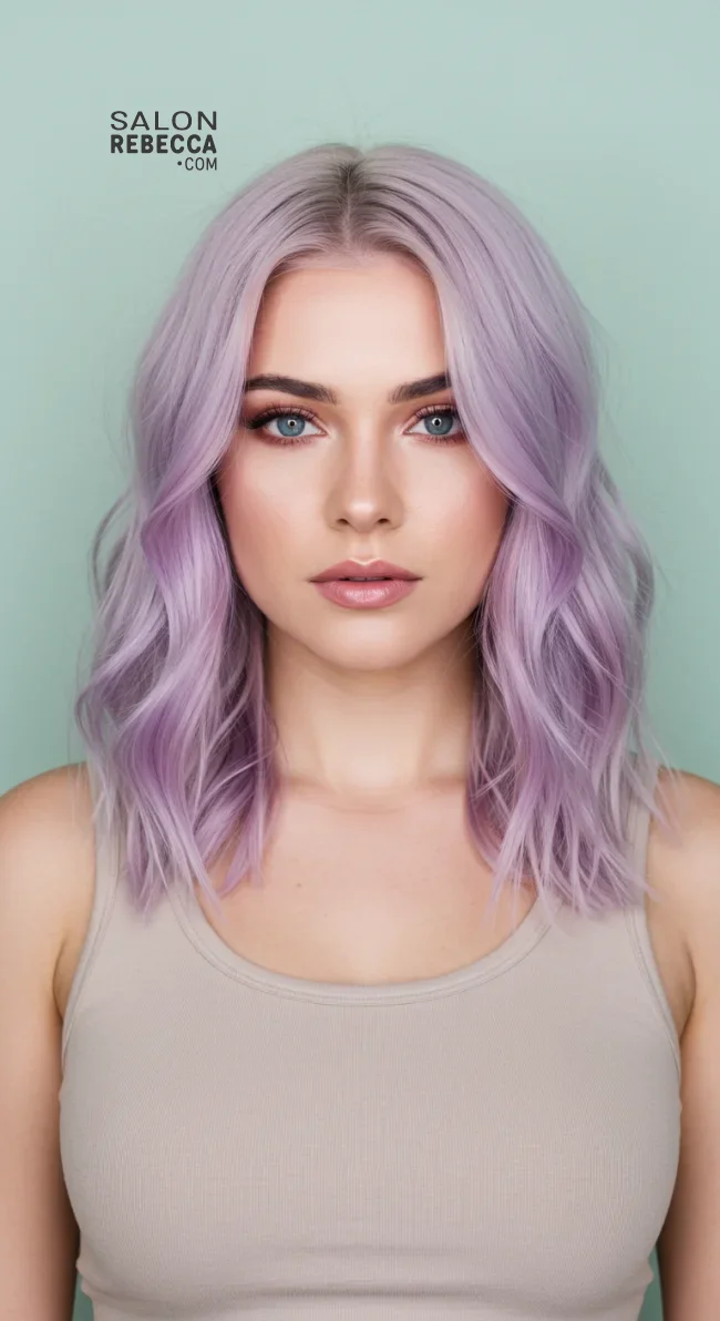 10. Lilac Blonde | 15 Hair Colors For Cool Skin Tones, According To Stylists