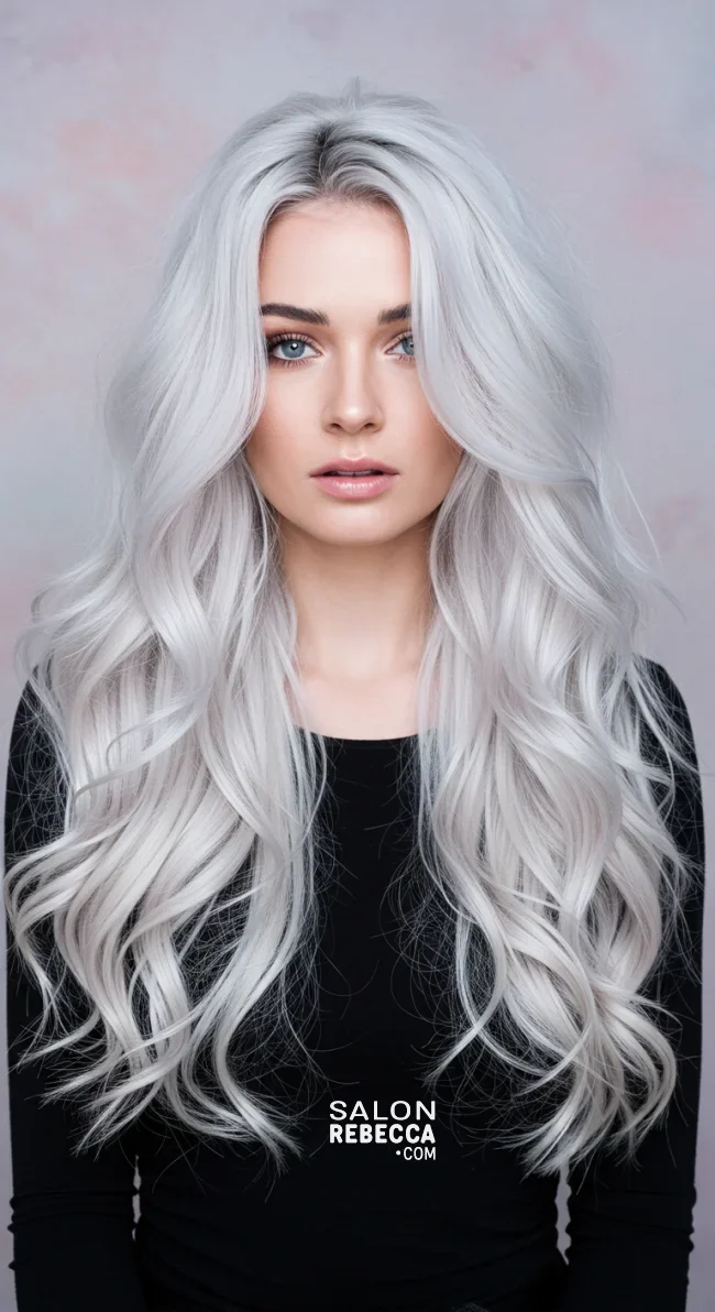 4. Icy White | 15 Hair Colors For Cool Skin Tones, According To Stylists