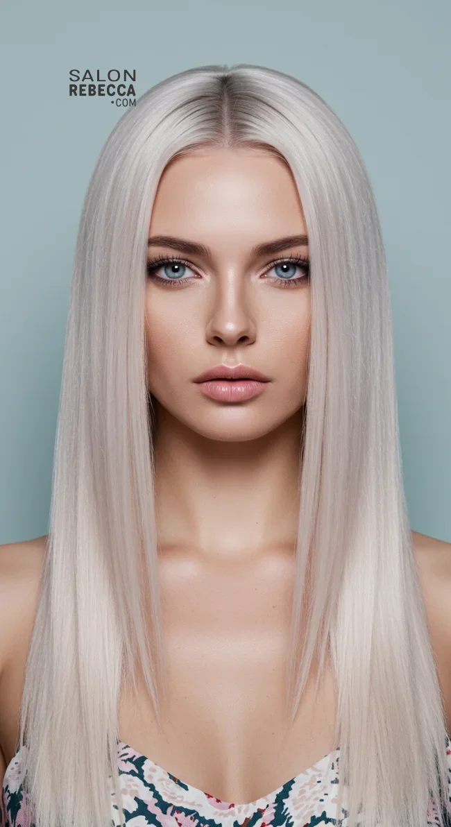 8. Long and Straight with Middle Part | 15 Trendy Hairstyles To Try In 2025