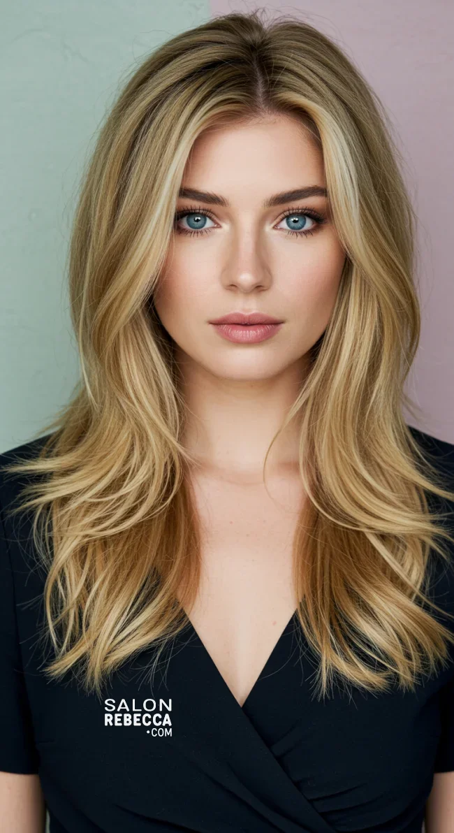 15. Long Layers with Face-Framing Highlights | 15 Trendy Hairstyles To Try In 2025