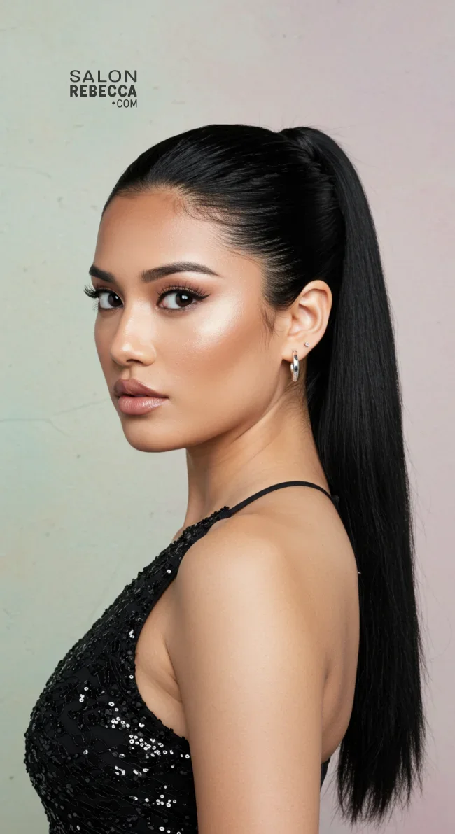 6. Sleek High Ponytail | 15 Trendy Hairstyles To Try In 2025