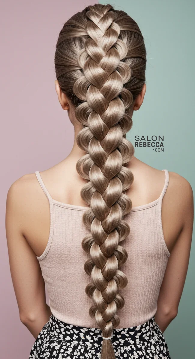 11. Pull-Through Braid | 15 Gorgeous Braided Hairstyles For Long Hair