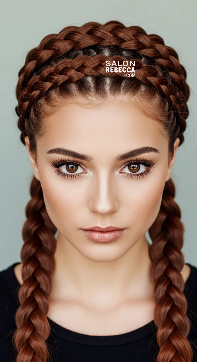 9. Crown Braid | 15 Gorgeous Braided Hairstyles For Long Hair