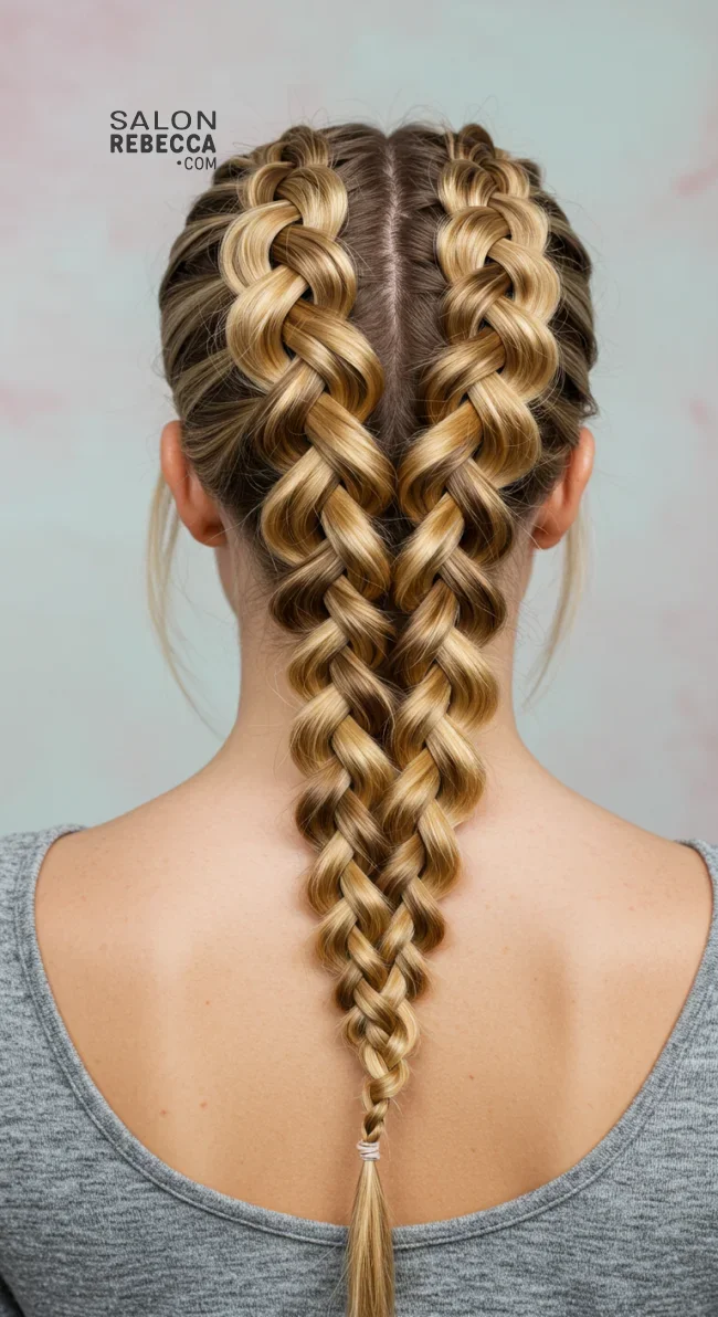 14. Infinity Braid | 15 Gorgeous Braided Hairstyles For Long Hair