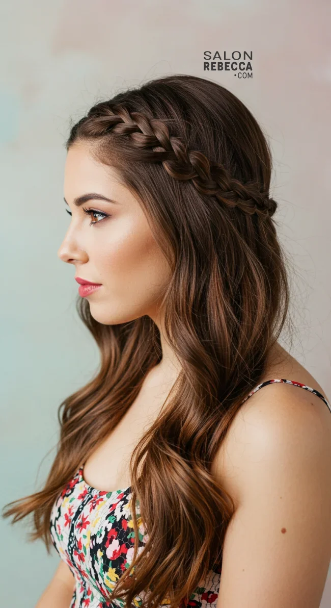14. Braided Headband | 15 Easy Step By Step Hair Tutorials For Chic Hairstyles