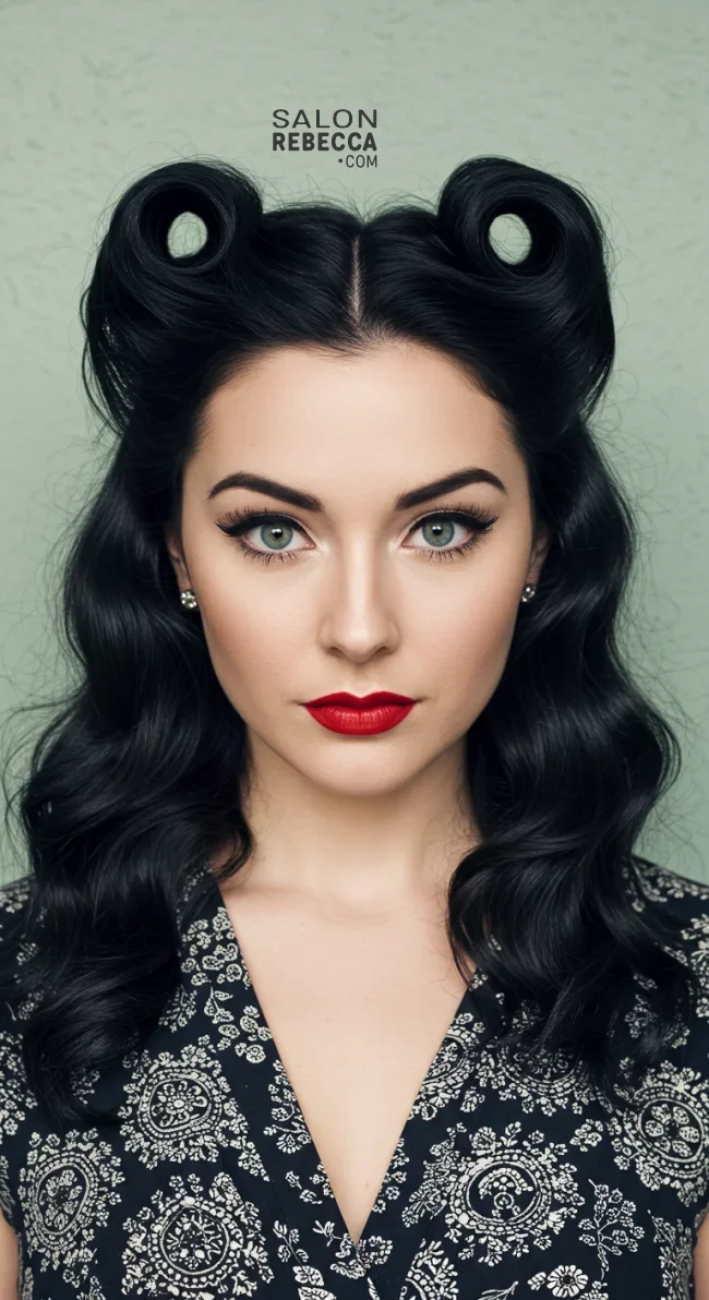 15. Pin-Up Victory Rolls | 15 Easy Step By Step Hair Tutorials For Chic Hairstyles