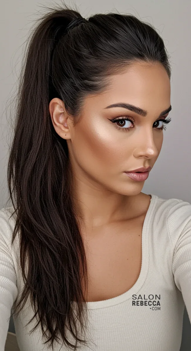 8. Voluminous Ponytail | 15 Easy Step By Step Hair Tutorials For Chic Hairstyles