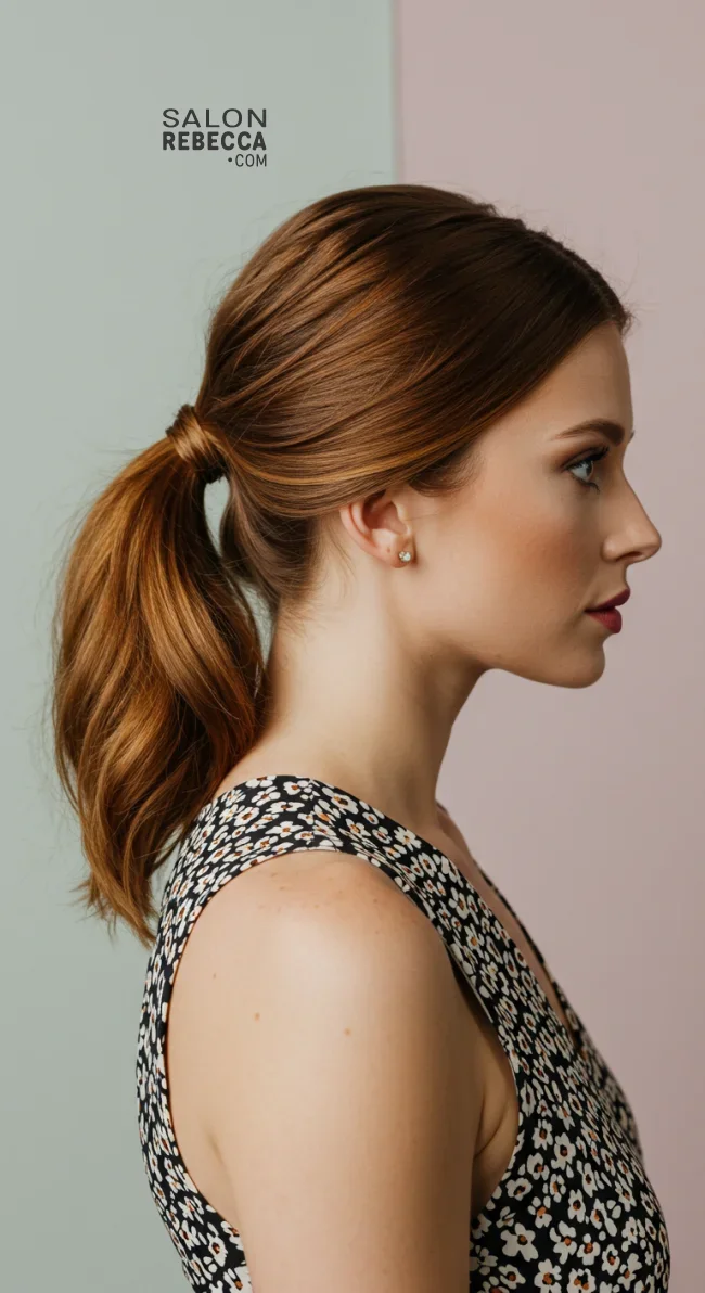 11. Twisted Low Ponytail | 15 Easy Step By Step Hair Tutorials For Chic Hairstyles