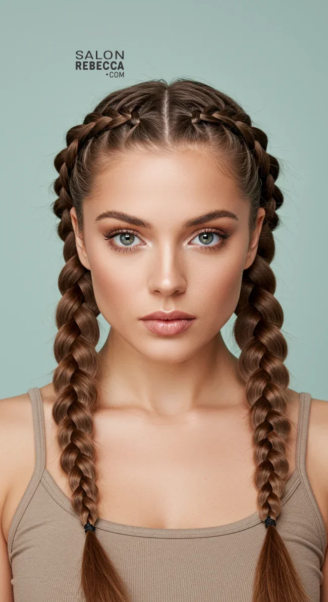 5. Dutch Braid Crown | 15 Easy Step By Step Hair Tutorials For Chic Hairstyles