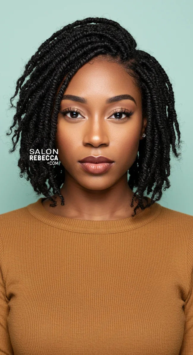 2. Two-Strand Twist Bob | 10 Creative Twist Hairstyles For A Bold And Beautiful Look