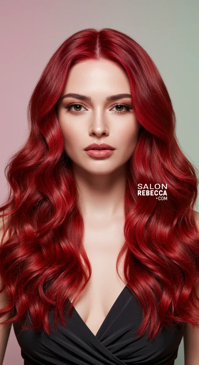 4. Voluminous Red Waves | Radiant Red Locks: Embracing The Beauty Of Natural