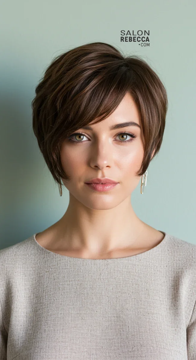 9. Feminine Pixie with Bangs | 10 Trendy Pixie Cut Ideas Catering To All Tastes