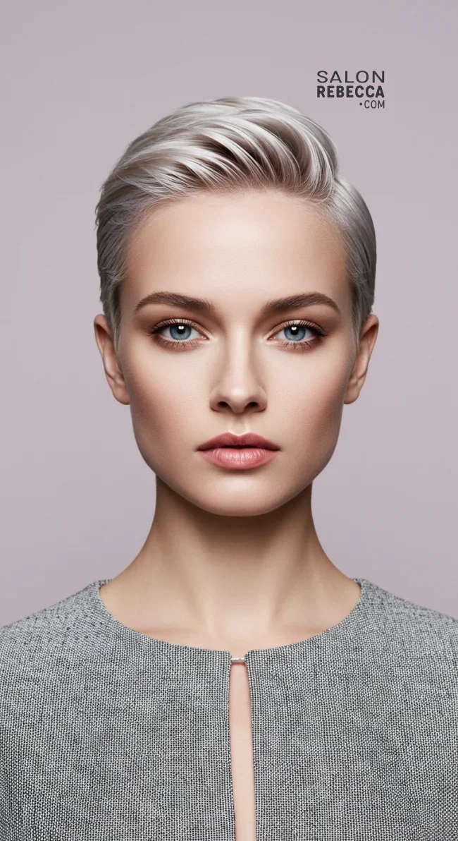 5. Slicked-Back Pixie | 10 Trendy Pixie Cut Ideas Catering To All Tastes