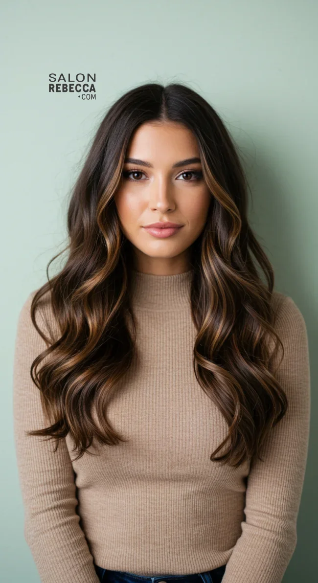 5. Layered Long Waves | Winter Hairstyles: Embrace The Season With Chic And Cozy Looks