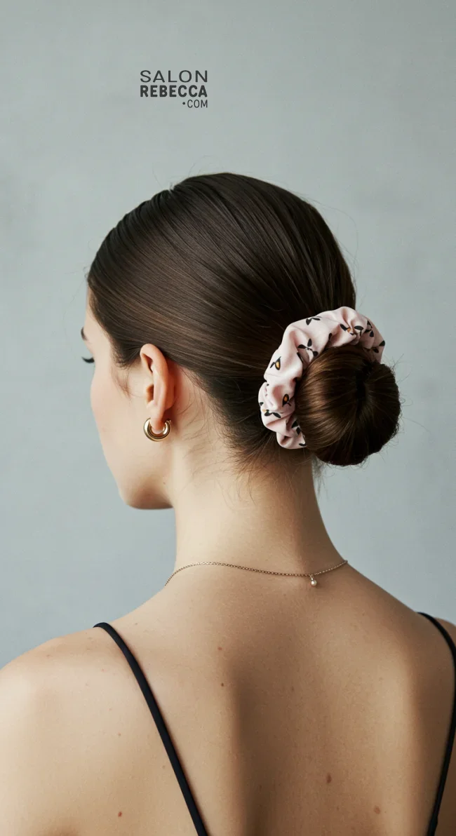 9. French Twist | Why Statement Scrunchies Are The Ultimate Hair Accessory For Every Occasion!
