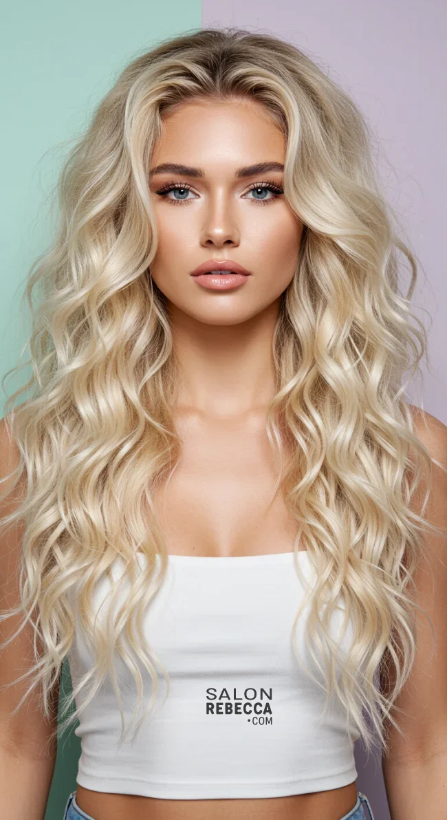7. Milky Blonde Voluminous Curls | Milky Blonde: Reviving The Trend Again