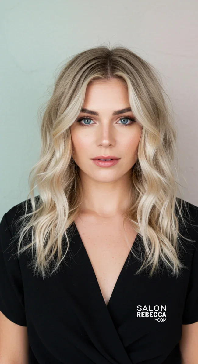 2. Milky Blonde Beach Waves | Milky Blonde: Reviving The Trend Again