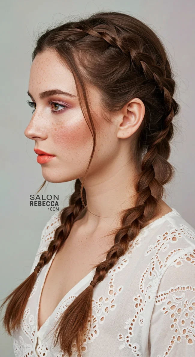3. Braided Crown | 7 Holiday Hairstyles That Are Easy