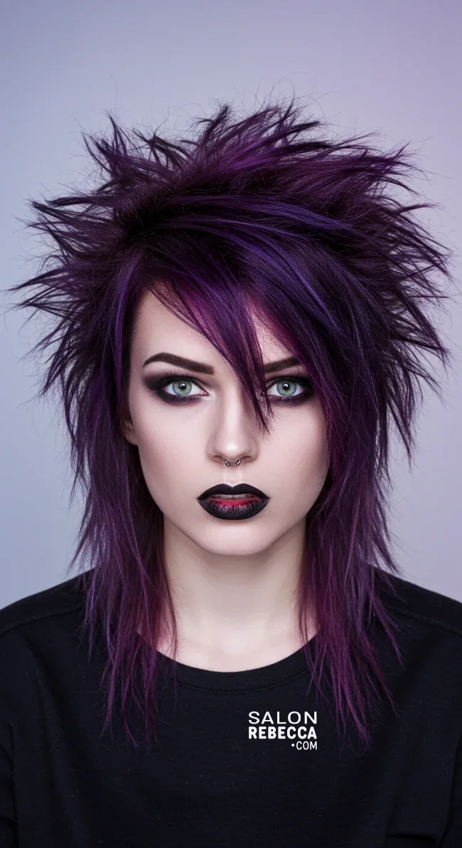 7. Spiky Mullet | 8 Classic Grunge Hairstyles That Are Most Popular