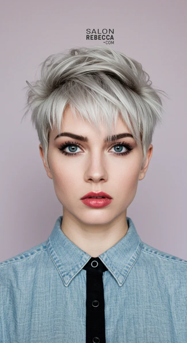 3. Choppy Pixie Cut | 8 Classic Grunge Hairstyles That Are Most Popular
